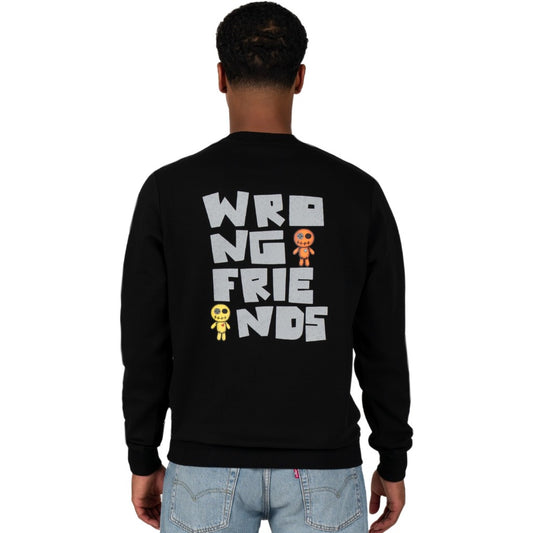WRONG FRIENDS ONTARIO SWEATER SWEATERS BLACK