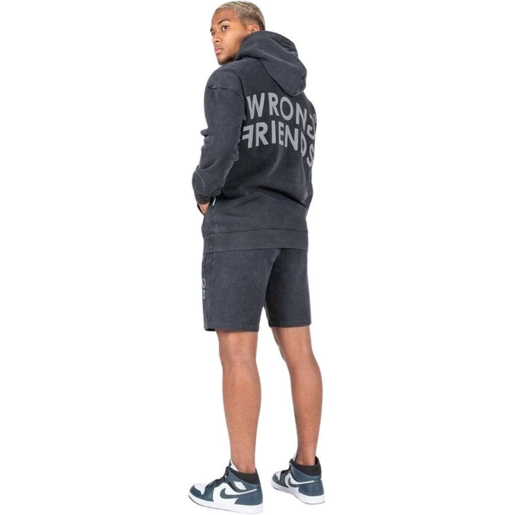WRONG FRIENDS ORLANDO OVERSIZED HOODIE HOODIES DARK WASHED GREY