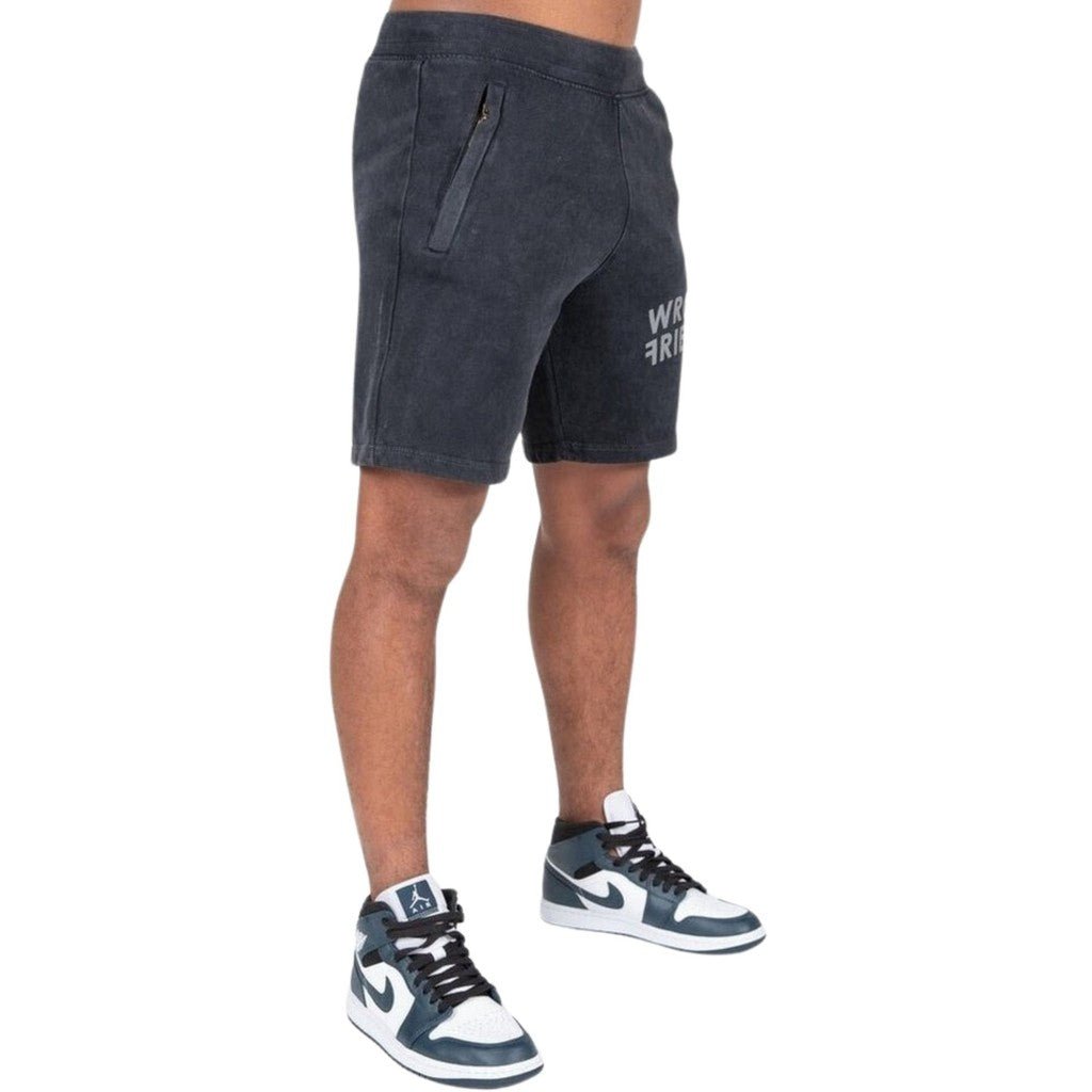 ORLANDO SHORTS - DARK WASHED GREY - WRONG FRIENDS