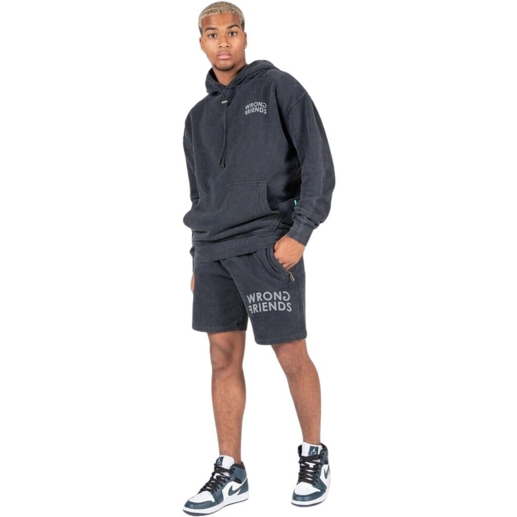 ORLANDO SHORTS - DARK WASHED GREY - WRONG FRIENDS