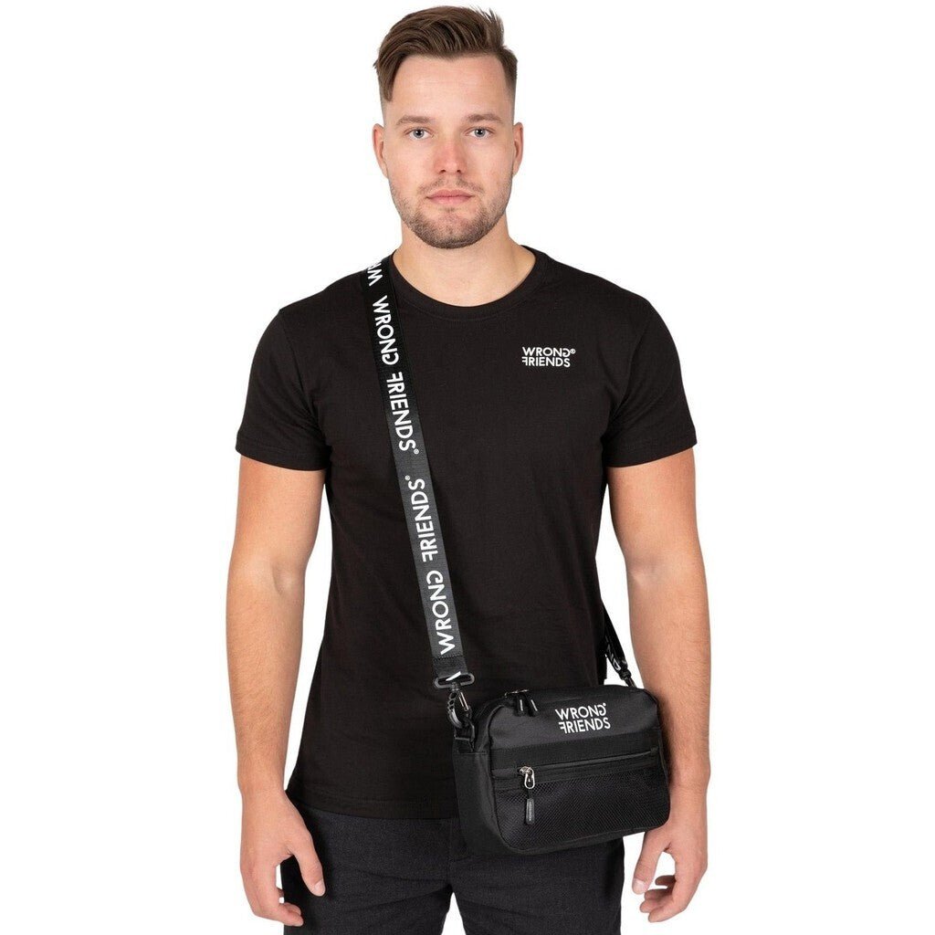 PORTO CROSSBODY BAG - BLACK - WRONG FRIENDS