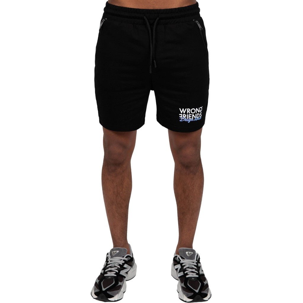 WRONG FRIENDS POTENZA SHORTS SHORTS BLACK