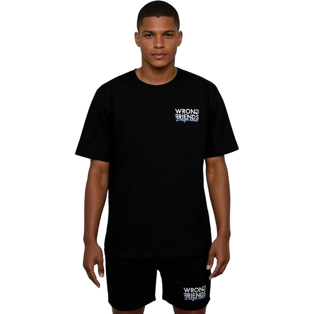 WRONG FRIENDS POTENZA SHORTS SHORTS BLACK