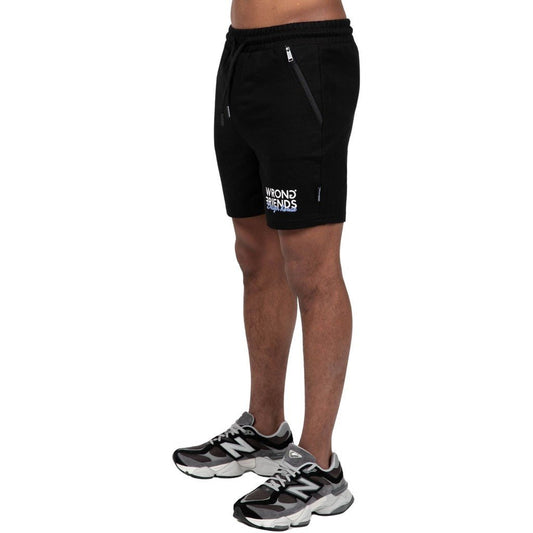 WRONG FRIENDS POTENZA SHORTS SHORTS BLACK