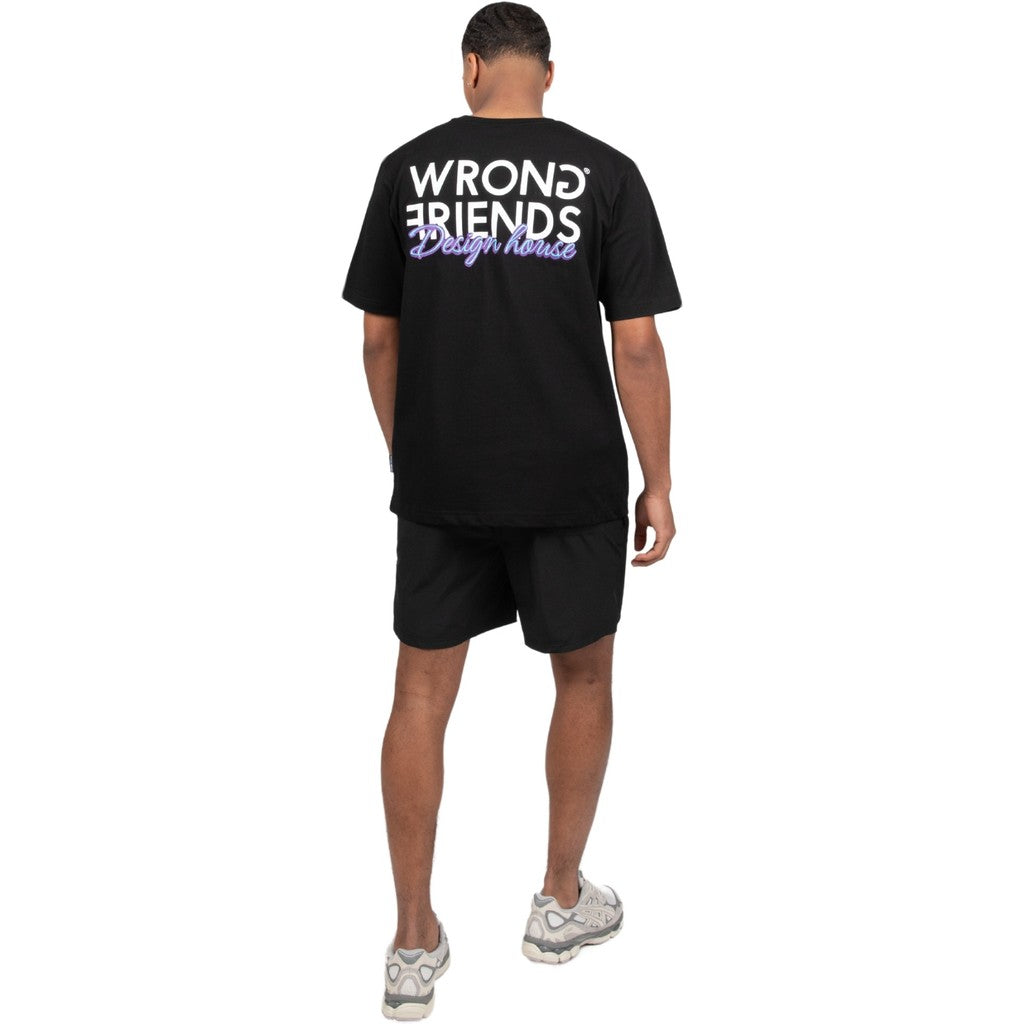 WRONG FRIENDS POTENZA T-SHIRT T-SHIRTS BLACK