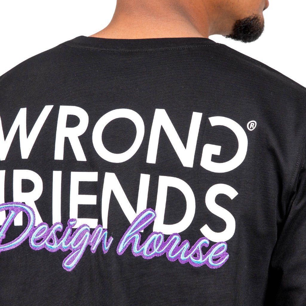 WRONG FRIENDS POTENZA T-SHIRT T-SHIRTS BLACK