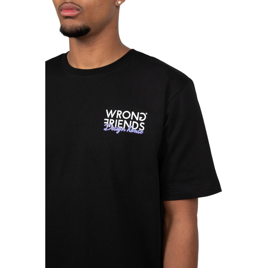 WRONG FRIENDS POTENZA T-SHIRT T-SHIRTS BLACK