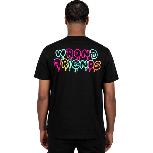 WRONG FRIENDS PRATO T-SHIRT T-SHIRTS BLACK