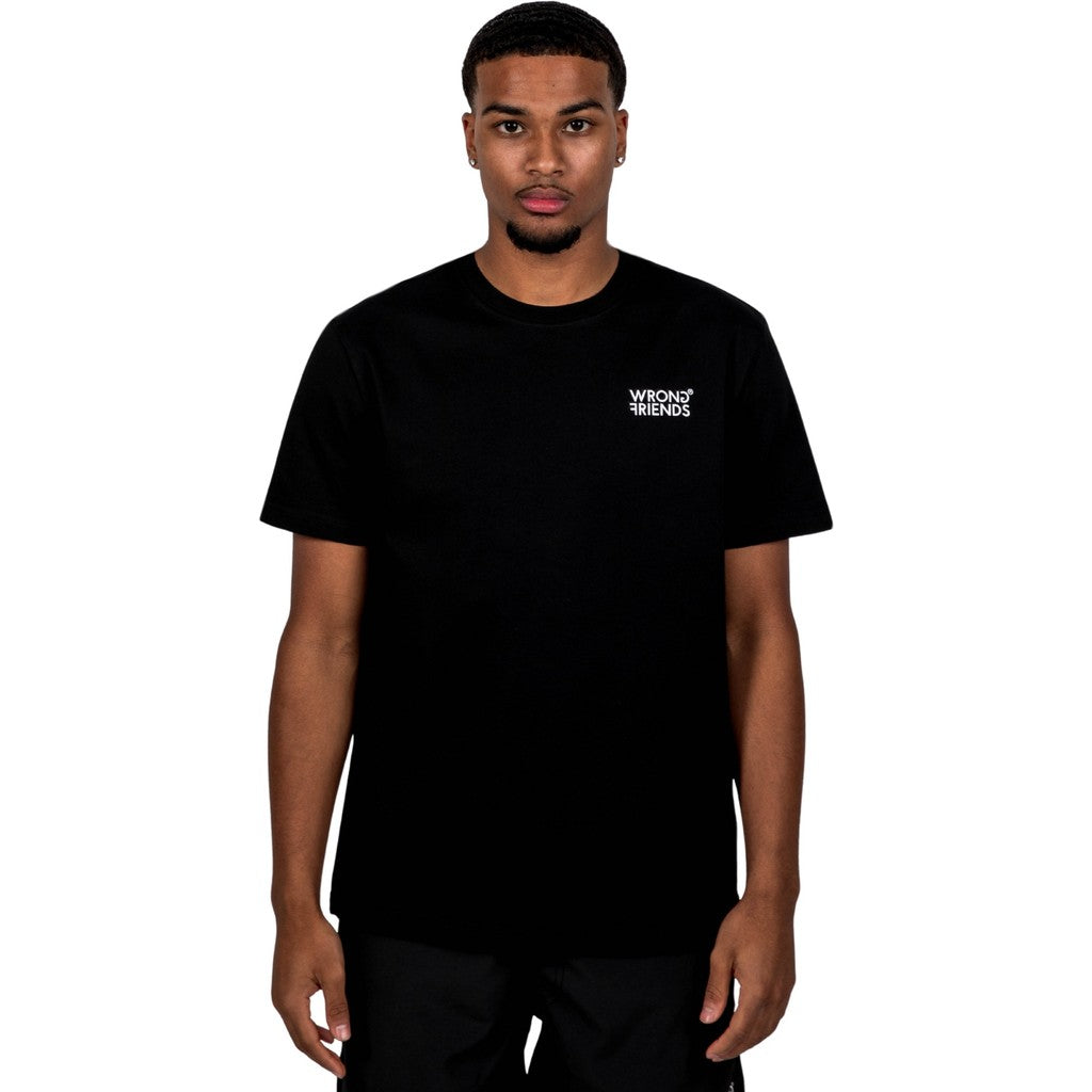 WRONG FRIENDS RABDAN T-SHIRT T-SHIRTS BLACK