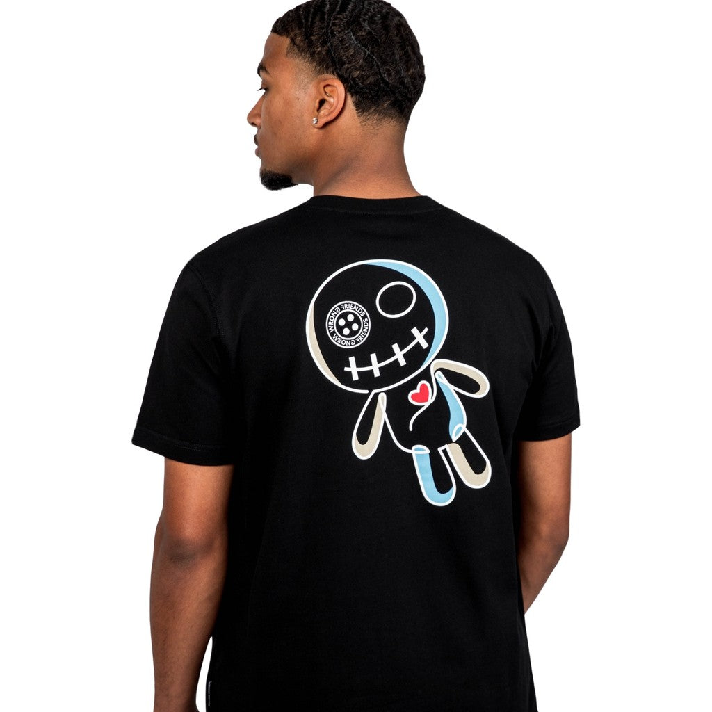 WRONG FRIENDS RABDAN T-SHIRT T-SHIRTS BLACK