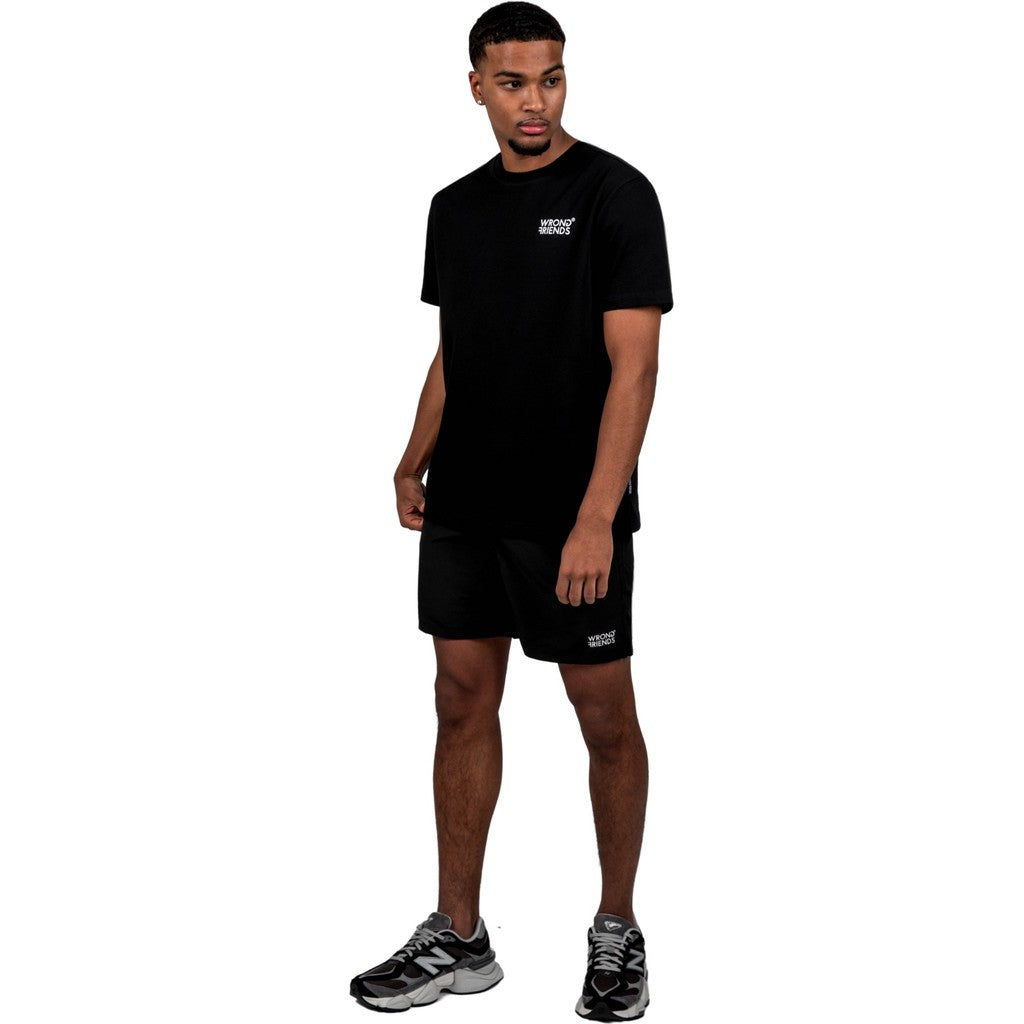 WRONG FRIENDS RABDAN T-SHIRT T-SHIRTS BLACK
