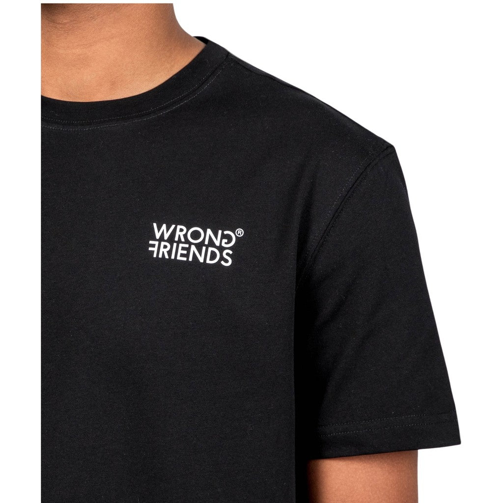WRONG FRIENDS RABDAN T-SHIRT T-SHIRTS BLACK
