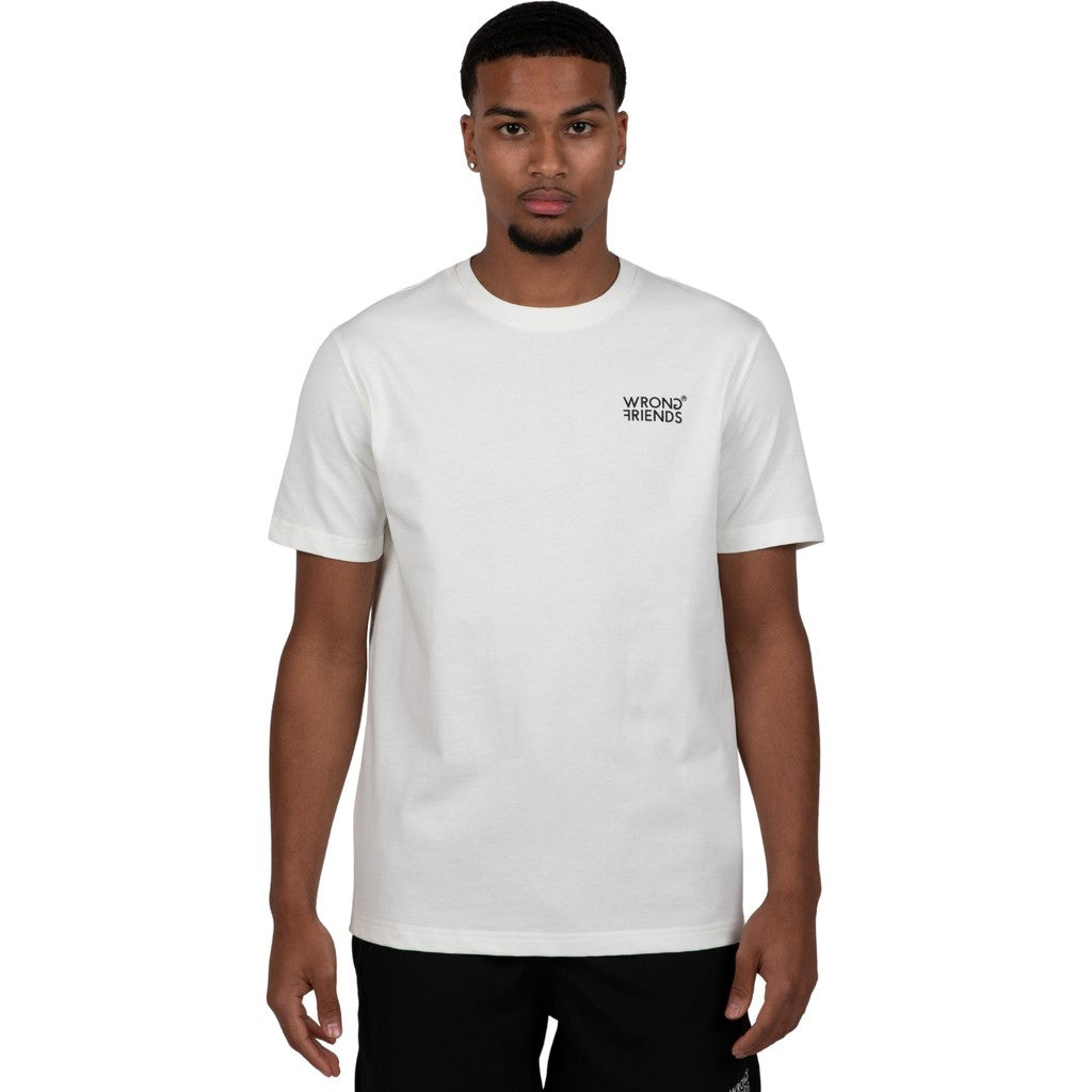 WRONG FRIENDS RABDAN T-SHIRT T-SHIRTS COCONUT WHITE