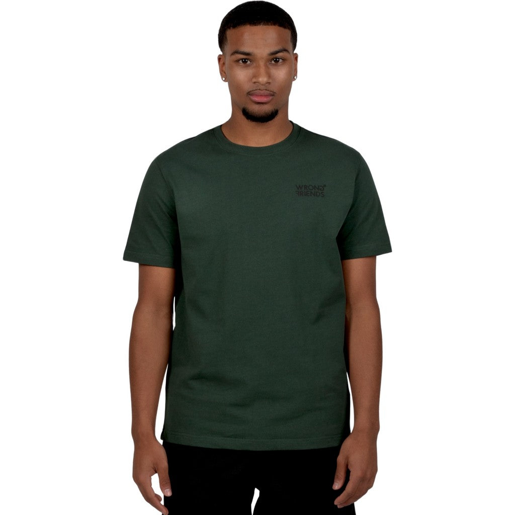 WRONG FRIENDS RABDAN T-SHIRT T-SHIRTS DARK GREEN