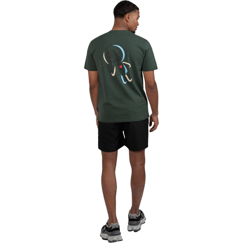 WRONG FRIENDS RABDAN T-SHIRT T-SHIRTS DARK GREEN