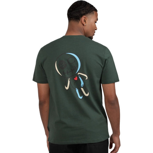 WRONG FRIENDS RABDAN T-SHIRT T-SHIRTS DARK GREEN