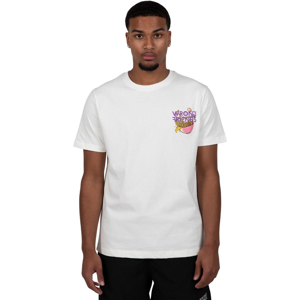 WRONG FRIENDS RAMEN T-SHIRT T-SHIRTS COCONUT WHITE
