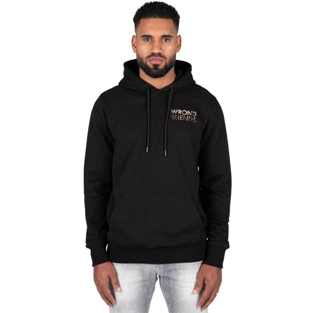RAMSEY HOODIE - BLACK - WRONG FRIENDS