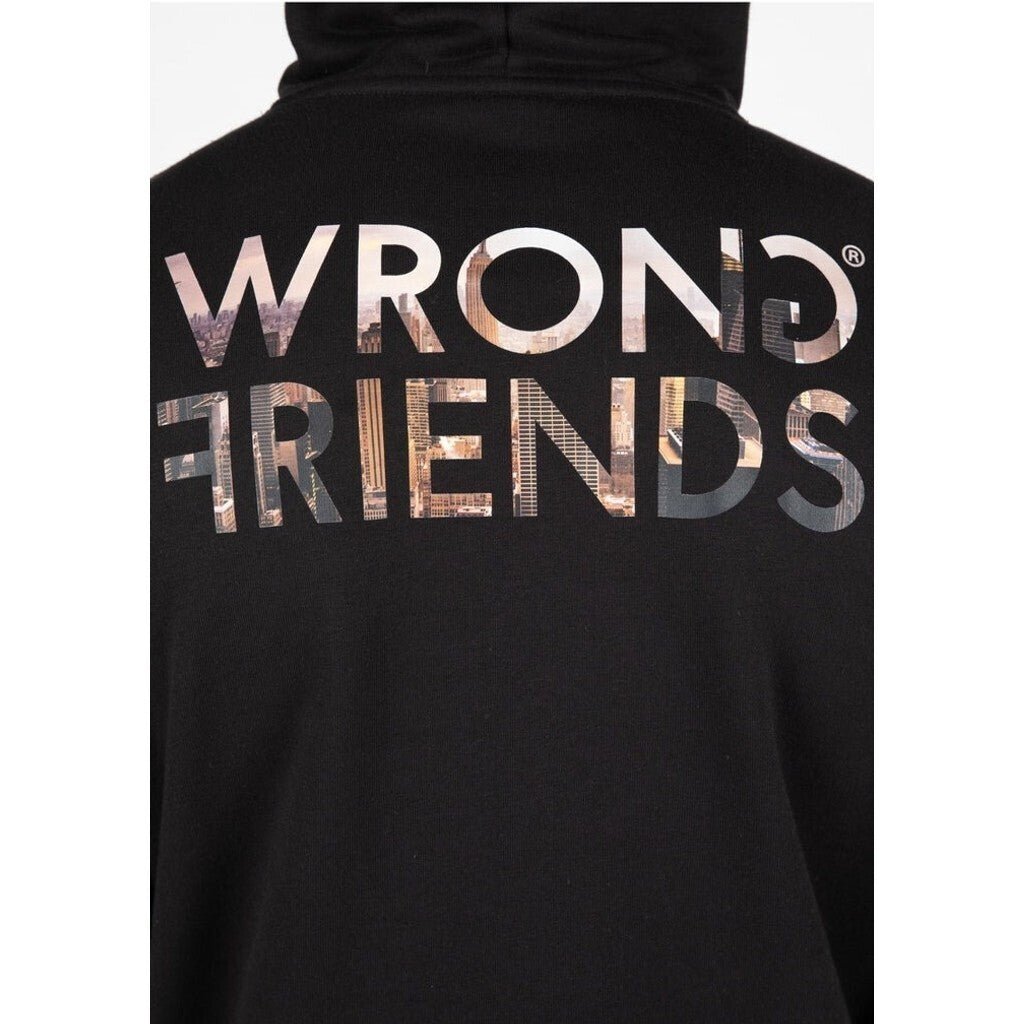 RAMSEY HOODIE - BLACK - WRONG FRIENDS