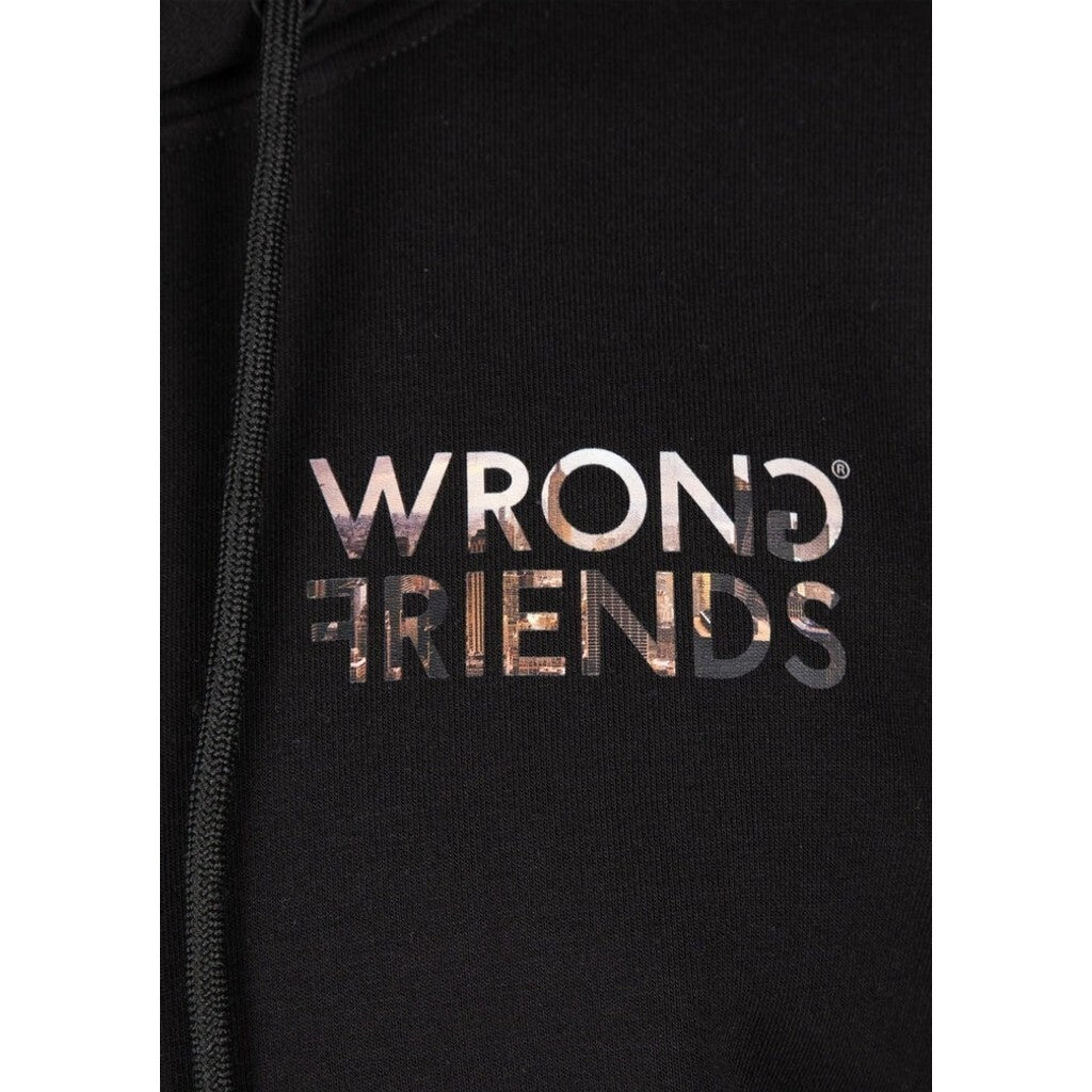 RAMSEY HOODIE - BLACK - WRONG FRIENDS
