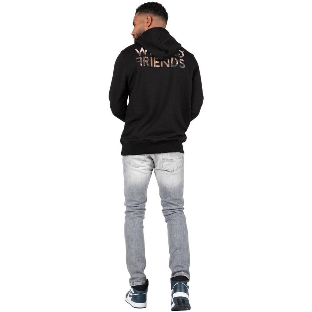 RAMSEY HOODIE - BLACK - WRONG FRIENDS