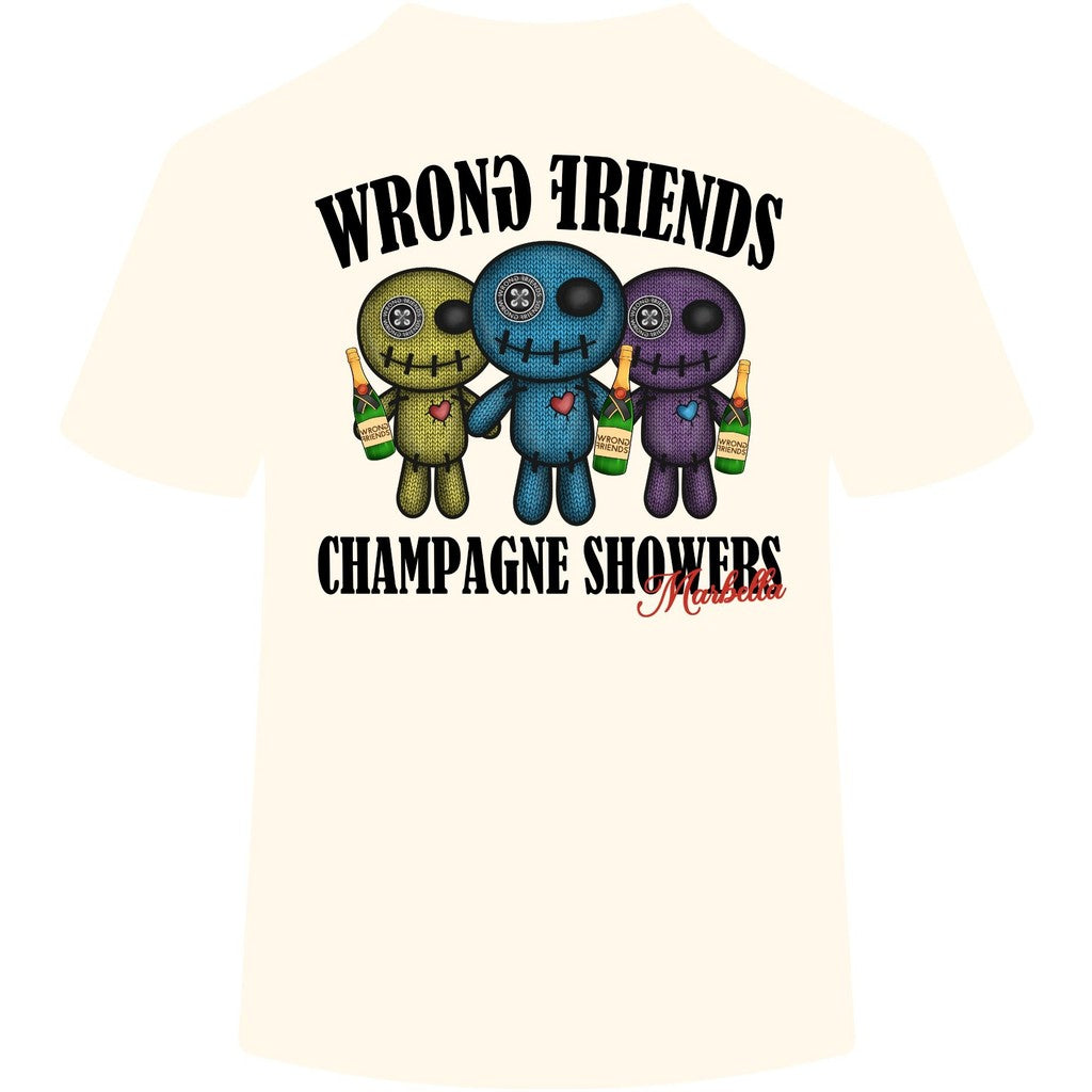 WRONG FRIENDS RENO T-SHIRT T-SHIRTS COCONUT WHITE