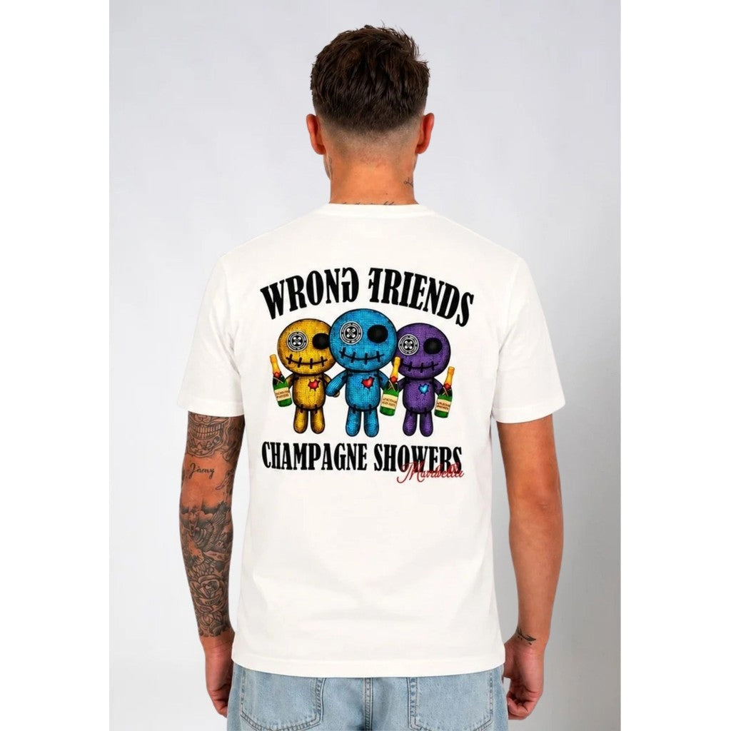 WRONG FRIENDS RENO T-SHIRT T-SHIRTS COCONUT WHITE