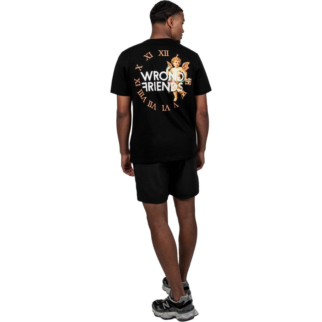 WRONG FRIENDS ROME T-SHIRT T-SHIRTS BLACK