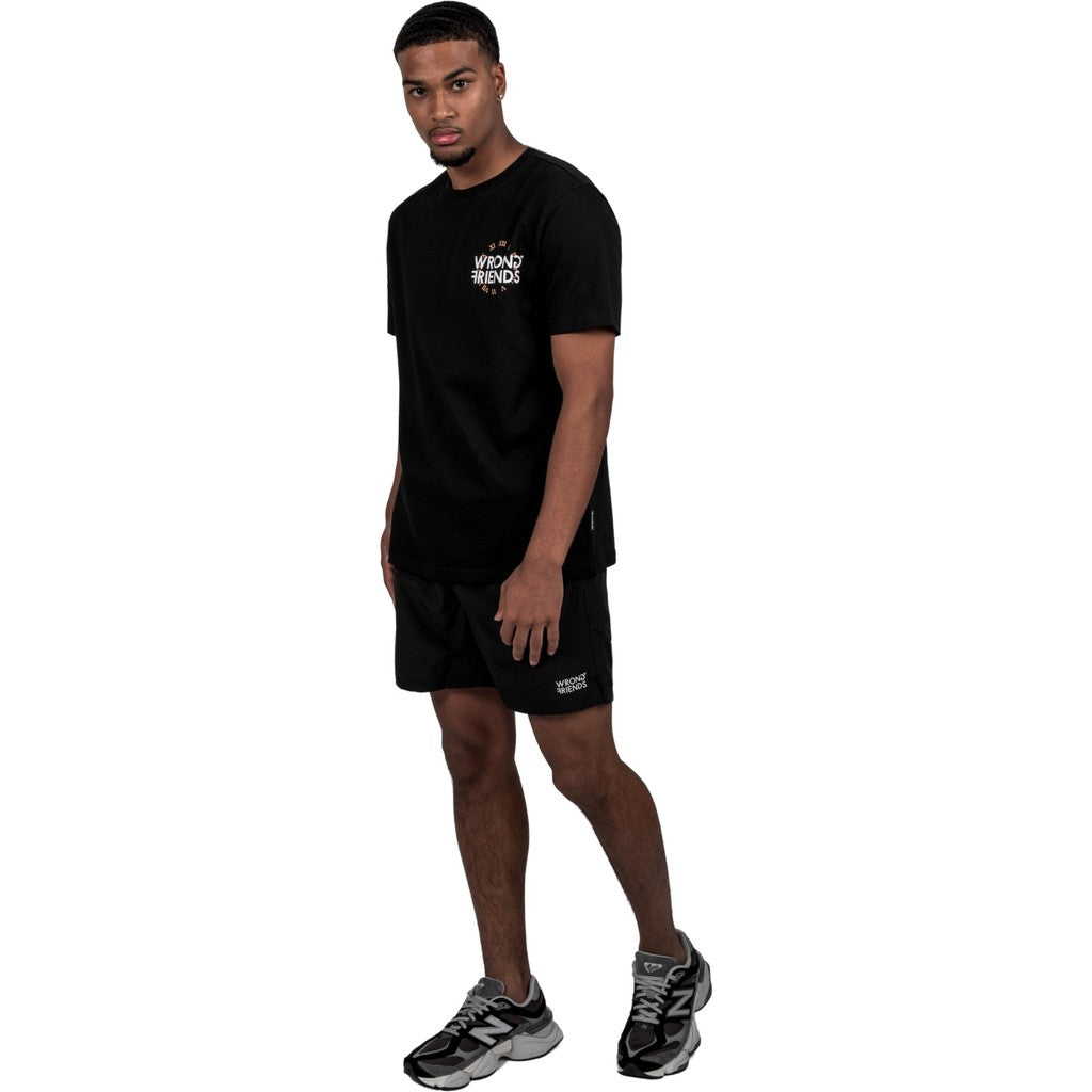 WRONG FRIENDS ROME T-SHIRT T-SHIRTS BLACK