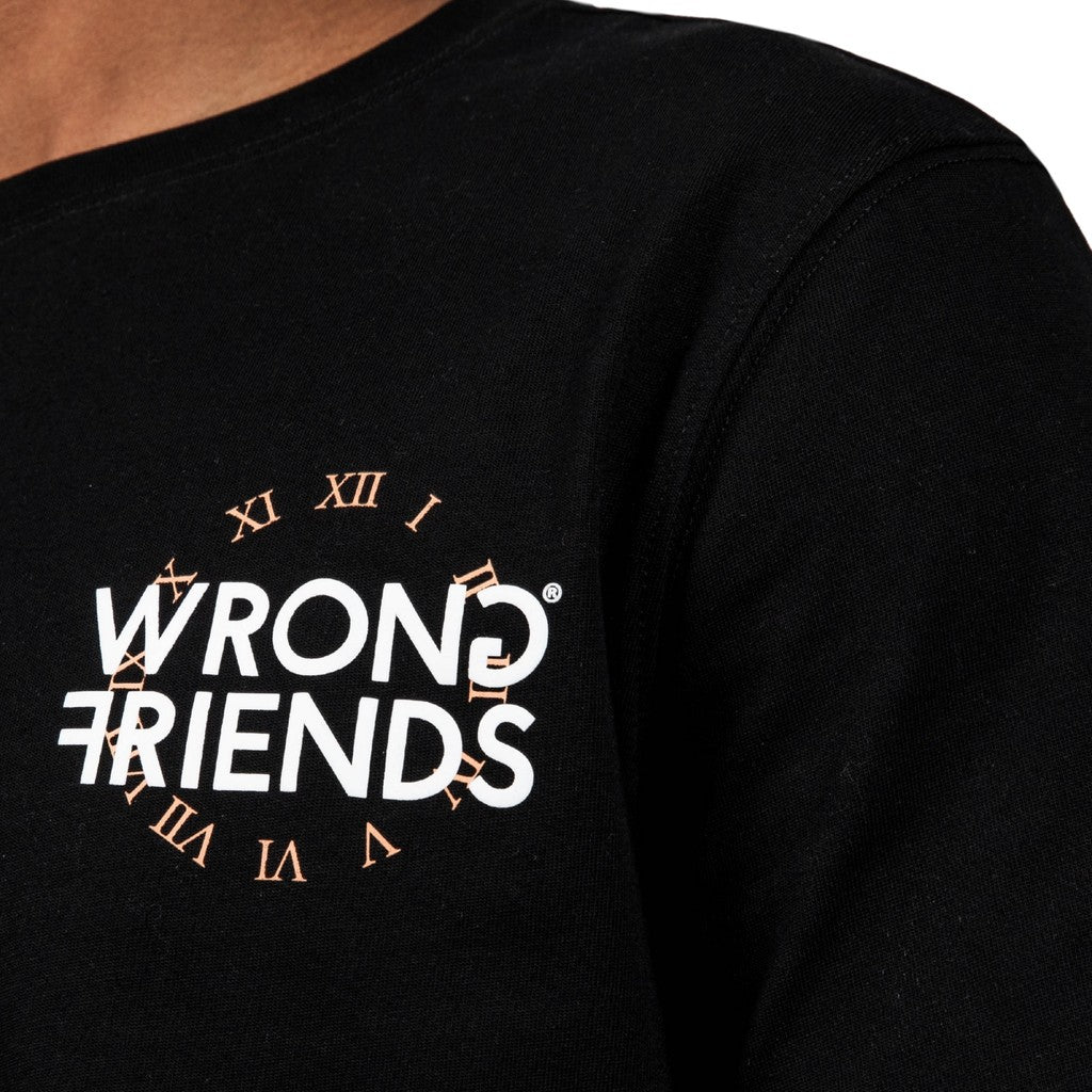 WRONG FRIENDS ROME T-SHIRT T-SHIRTS BLACK