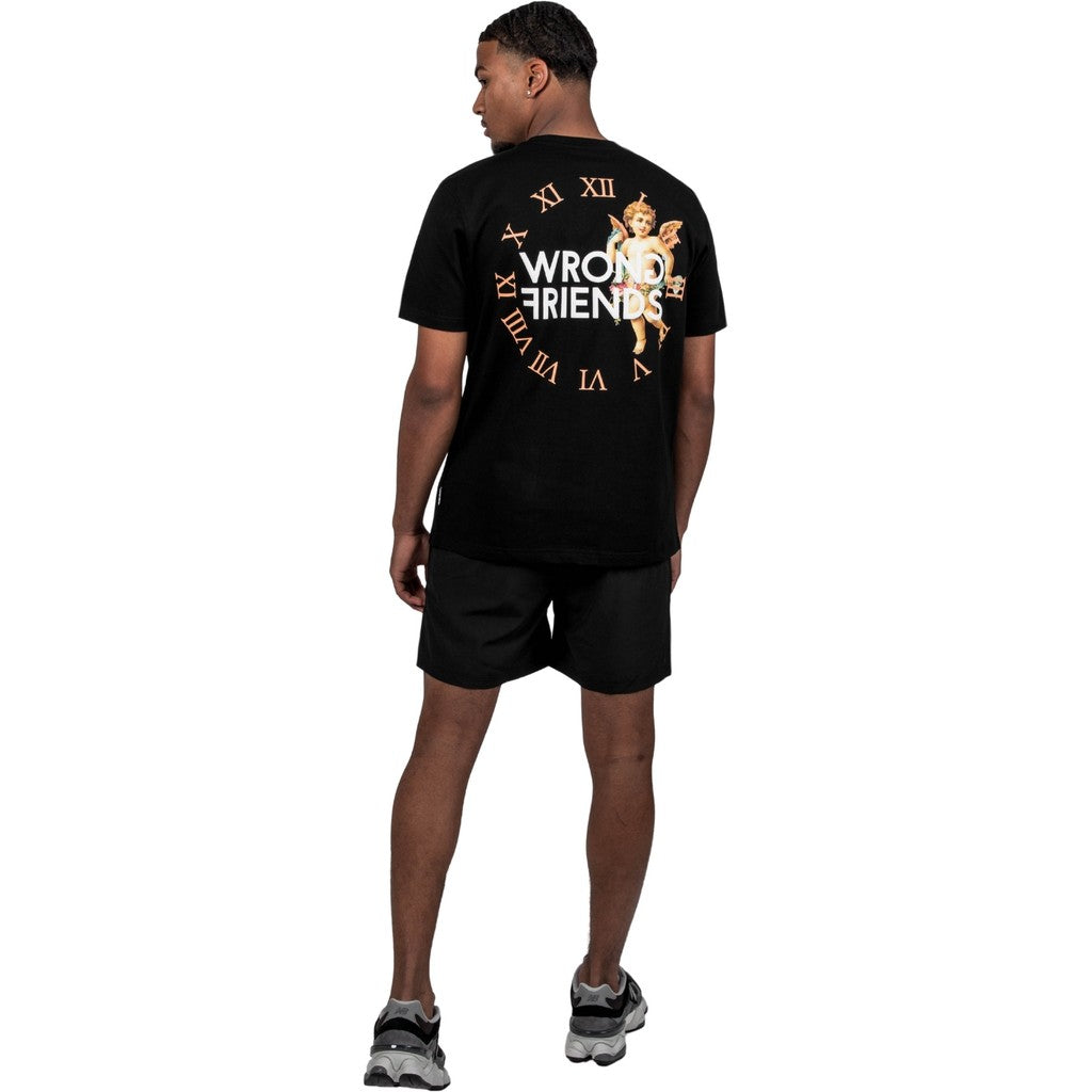 WRONG FRIENDS ROME T-SHIRT T-SHIRTS BLACK