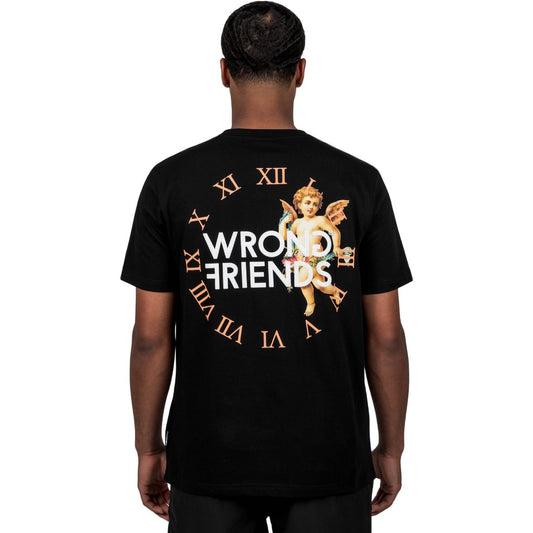 WRONG FRIENDS ROME T-SHIRT T-SHIRTS BLACK