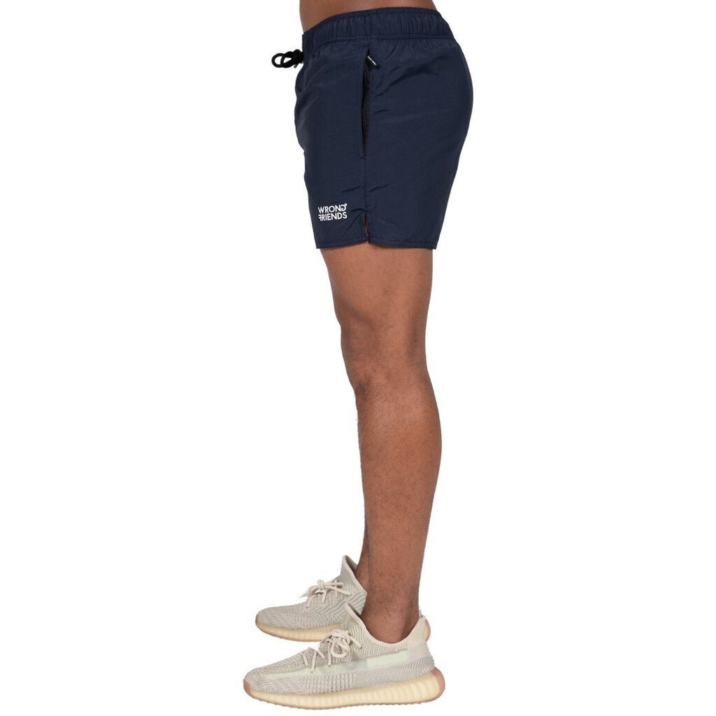 SAINT TROPEZ (SWIM) SHORTS - BLUE - WRONG FRIENDS