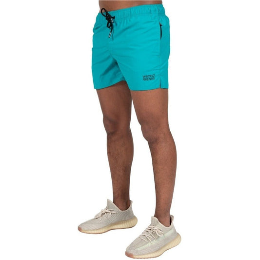 SAINT TROPEZ (SWIM) SHORTS - TURQUOISE - WRONG FRIENDS