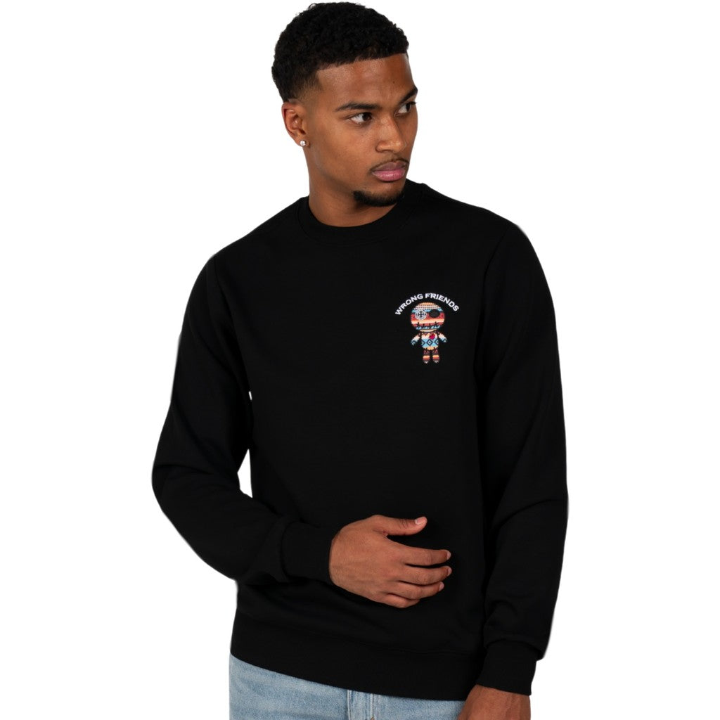 WRONG FRIENDS SAN BENITO SWEATER SWEATERS BLACK