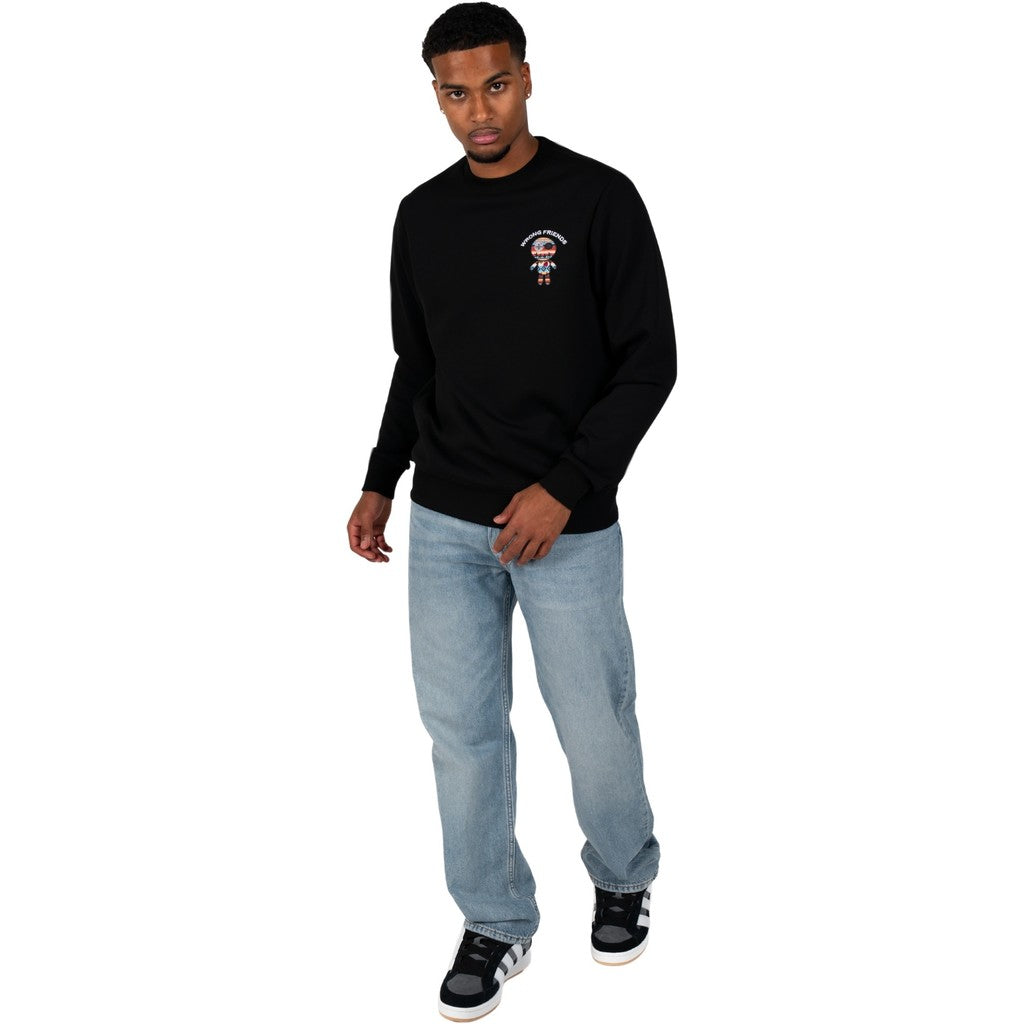WRONG FRIENDS SAN BENITO SWEATER SWEATERS BLACK