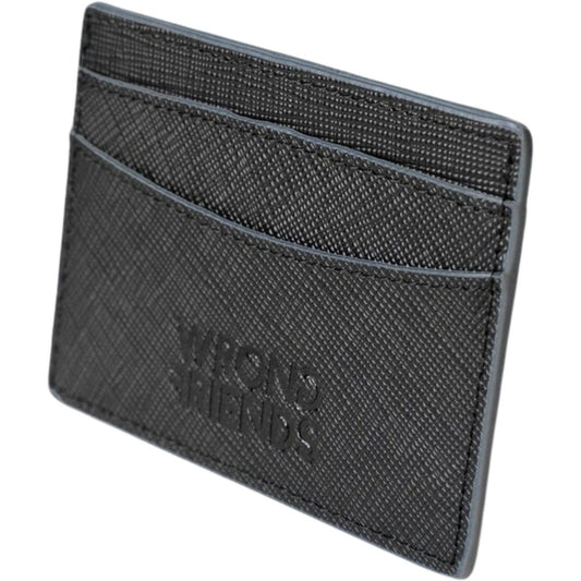 WRONG FRIENDS SAN REMO CARDHOLDER ACCESSORIES BLACK/NARDO GREY