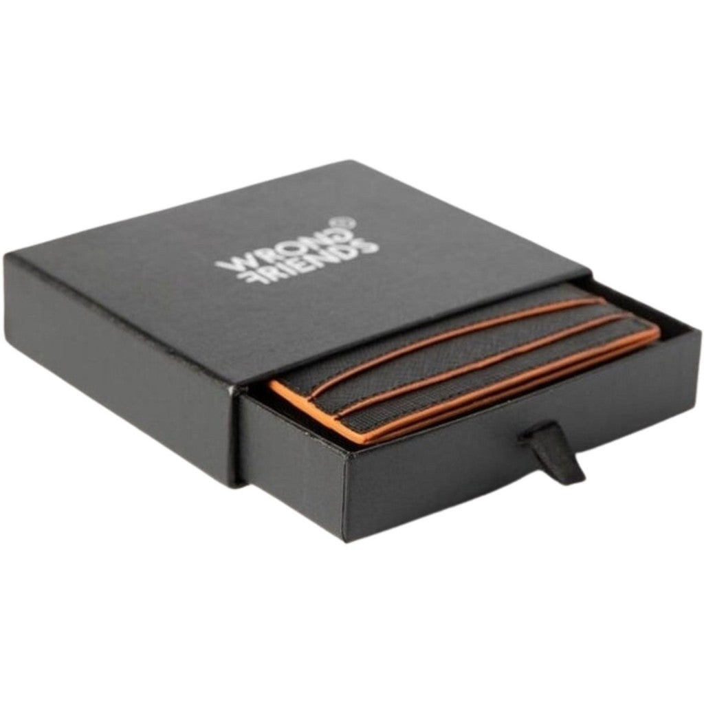 WRONG FRIENDS SAN REMO CARDHOLDER ACCESSORIES BLACK/ORANGE