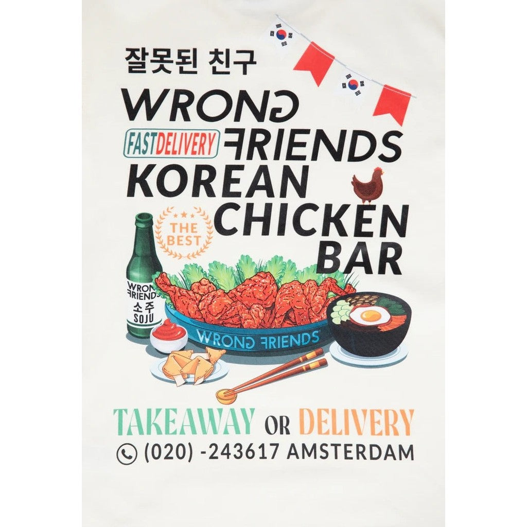 WRONG FRIENDS SEOUL T-SHIRT T-SHIRTS COCONUT WHITE