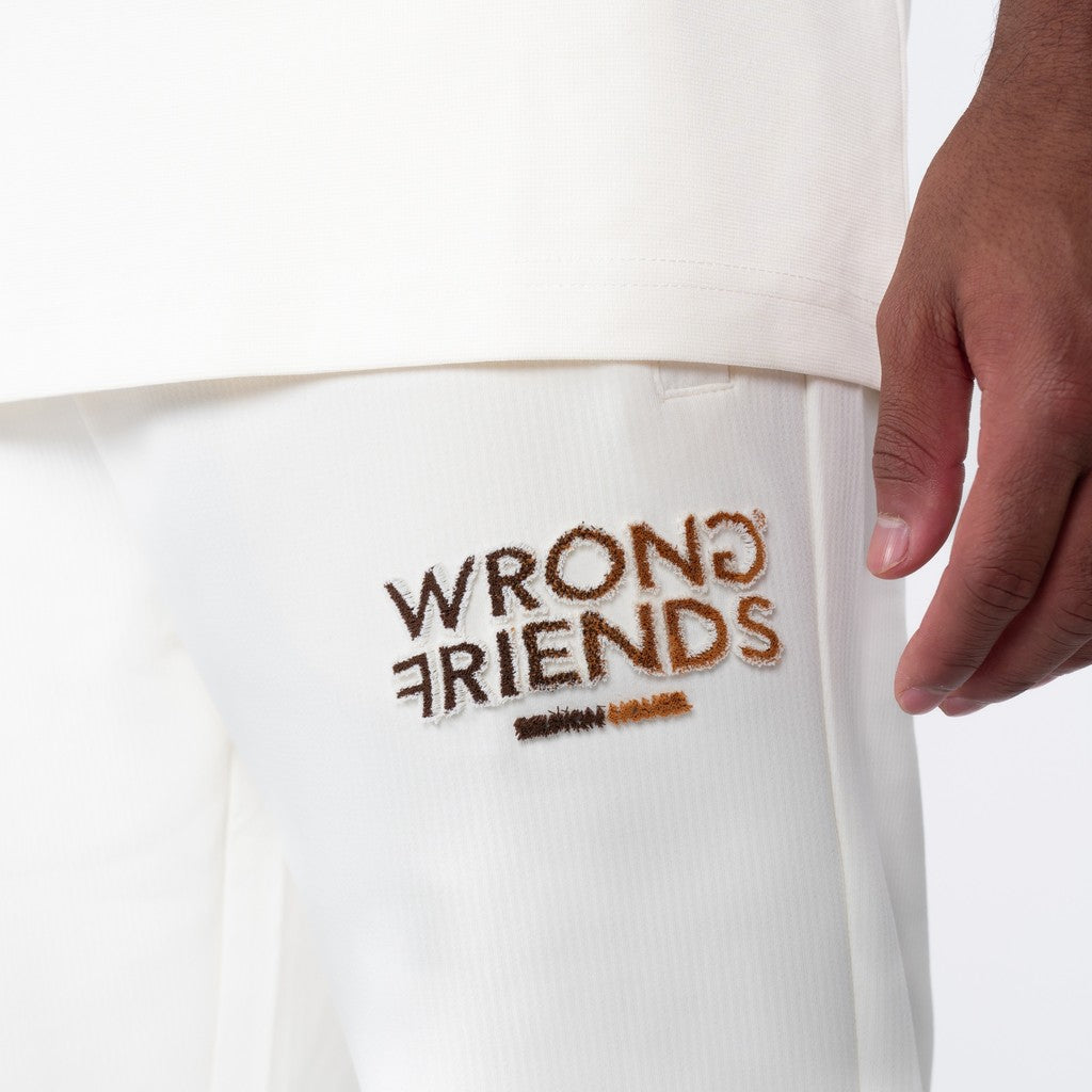 WRONG FRIENDS SIMI VALLEY JOGGER JOGGERS BEIGE/BROWN