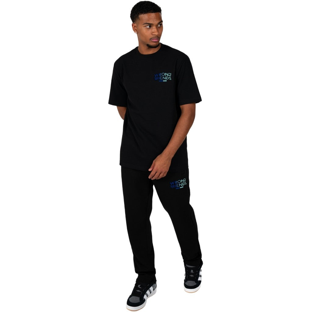 WRONG FRIENDS SIMI VALLEY JOGGER JOGGERS BLACK/BLUE