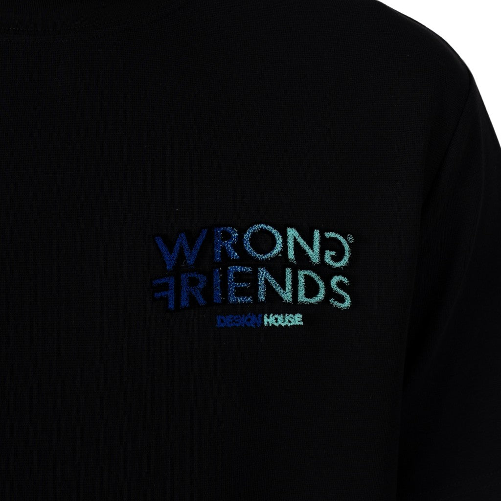 WRONG FRIENDS SIMI VALLEY SWEATER SWEATERS BLACK/BLUE