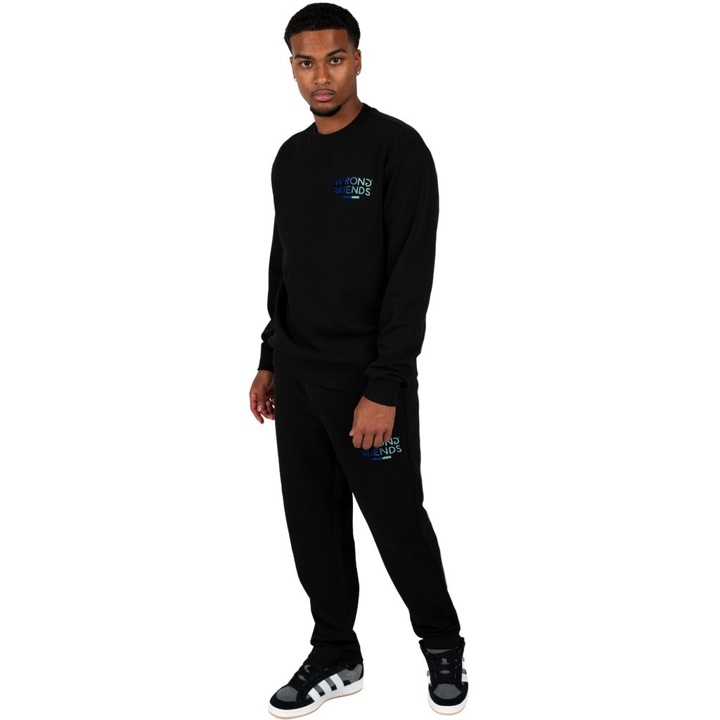 WRONG FRIENDS SIMI VALLEY SWEATER SWEATERS BLACK/BLUE