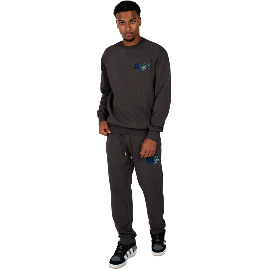 WRONG FRIENDS SIMI VALLEY SWEATER SWEATERS GREY/BLUE