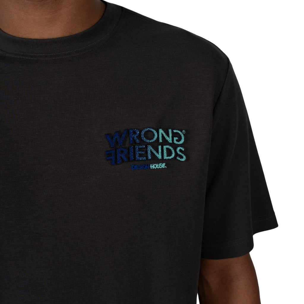 WRONG FRIENDS SIMI VALLEY T-SHIRT T-SHIRTS GREY/BLUE
