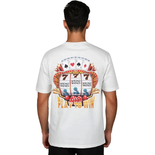 WRONG FRIENDS SLOAN T-SHIRT T-SHIRTS COCONUT WHITE