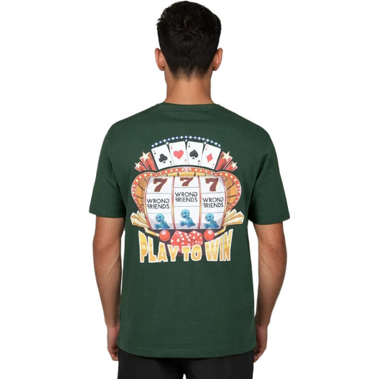 WRONG FRIENDS SLOAN T-SHIRT T-SHIRTS DARK GREEN