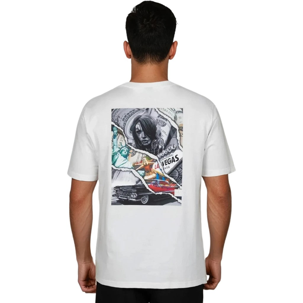 WRONG FRIENDS SPRING VALLEY T-SHIRT T-SHIRTS COCONUT WHITE