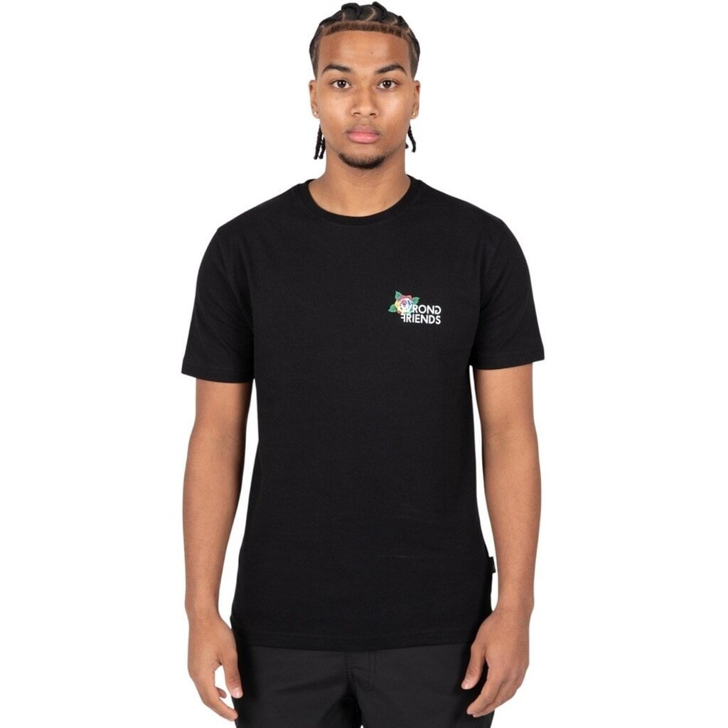 WRONG FRIENDS TAMBA ROSES T-SHIRT T-SHIRTS BLACK