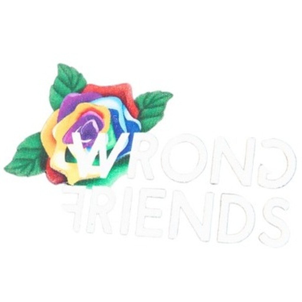WRONG FRIENDS TAMBA ROSES T-SHIRT T-SHIRTS COCONUT WHITE